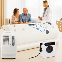 Hyperbaric Therapy System Designed for Clinical Use, Dual Patient Capacity, Integrated Oxygen Concentrator