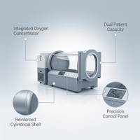 BioSphere DuoCare Hyperbaric Therapy System — infographic