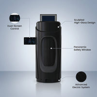 Cryotherapy Chamber Built for Elite Recovery Centers, Electric Multi-Compressor System, Panoramic Window — infographic