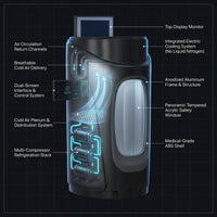 Cryotherapy Chamber Built for Elite Recovery Centers, Electric Multi-Compressor System, Panoramic Window — How It Works