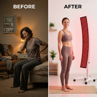LuminaCore Radiance Panel — Before & After