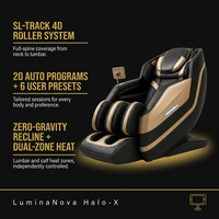 LuminaNova Halo-X Massage Chair — Results & Stats