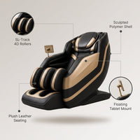 LuminaNova Halo-X Massage Chair — infographic