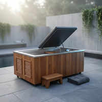 TimberChill Glacier Pro Cedar Cold Plunge — Studio Shot