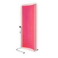 Red Light Therapy Panel Engineered for Full-Body Wellness, Medical-Grade LEDs, Curved Design, Freestanding Frame