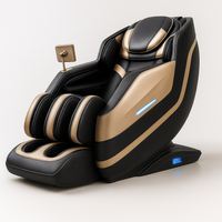 4D Massage Chair Engineered for Full Body Therapy, SL-Track System, Dual-Zone Heat, Air Compression