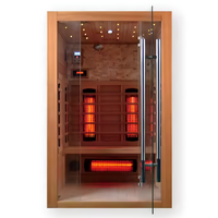 Infrared Sauna Cabin Built for Home Wellness, FSC-Certified Wood, Multi-Zone Heating, Digital Controls